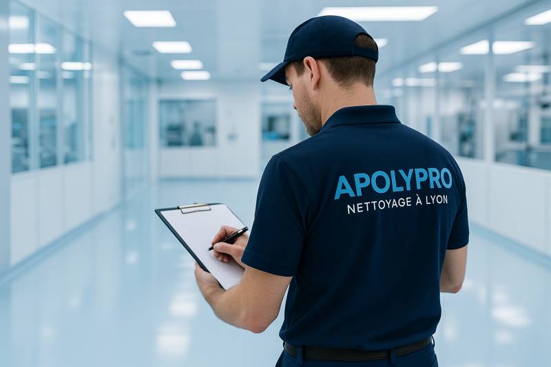 Établissement de devis de nettoyage professionnel à Lyon