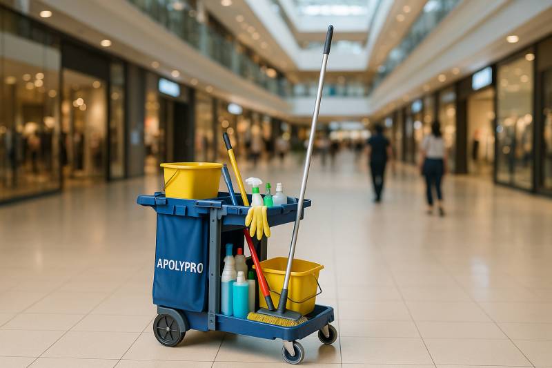 Entreprise de nettoyage de commerce dans le Rhône