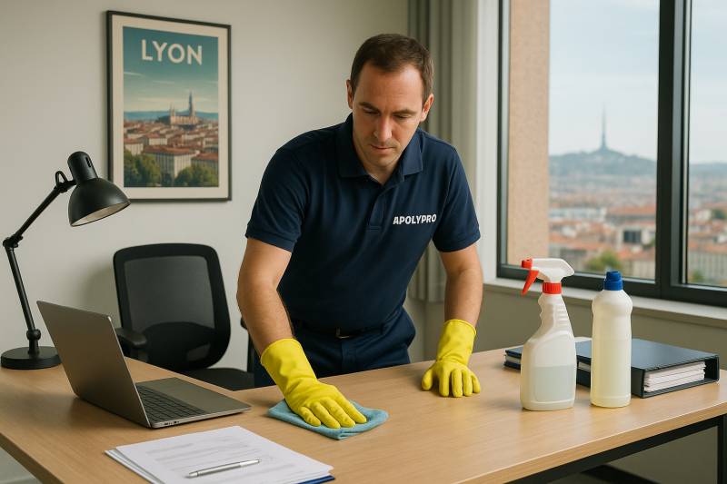 Agent de nettoyage le soir à Lyon
