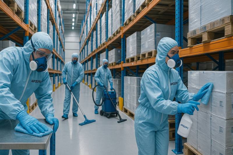Nettoyage d’un entrepôt pharmaceutique à Lyon