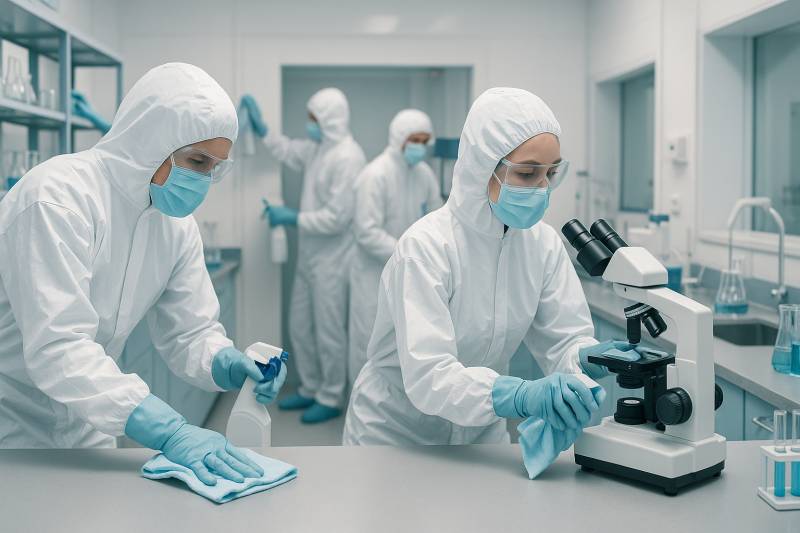 Nettoyage d'un laboratoire de recherche à Lyon