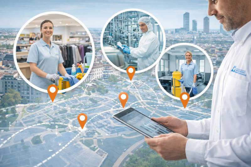 Entreprise de nettoyage experte en gestion multi-sites à Lyon