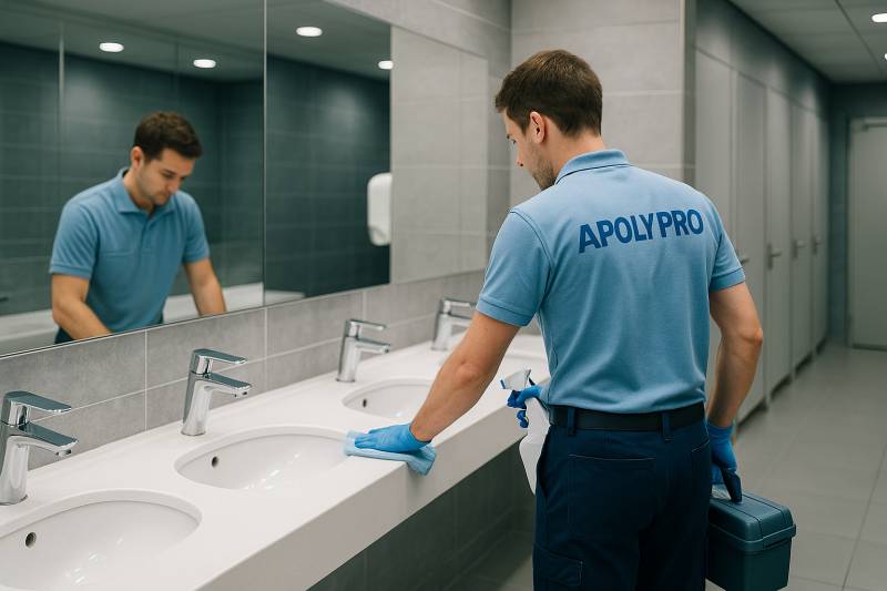 Service d'entretien des sanitaires en entreprise à Lyon