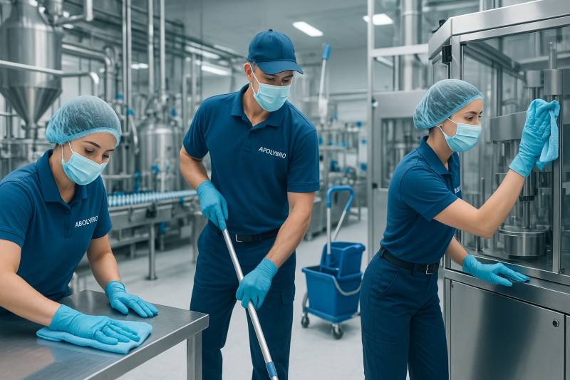 Nettoyage d'une industrie cosmétique à côté de Lyon