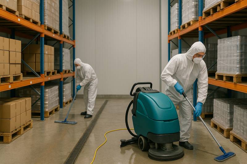 Nettoyage d'une chambre de stockage sèche à Lyon