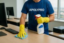 Notre zone d'activité pour ce service Société de nettoyage pour sanitaires et entretien de bureaux